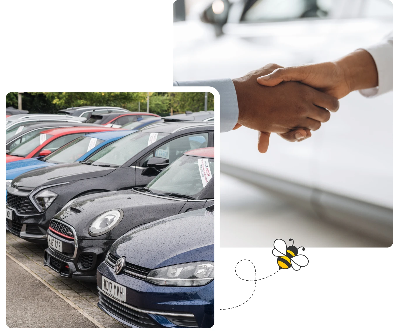 Business agreement in car sales