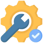 Settings and verification symbol